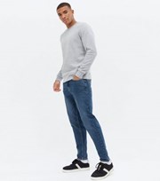 New Look Blue Tapered Spray On Skinny Jeans